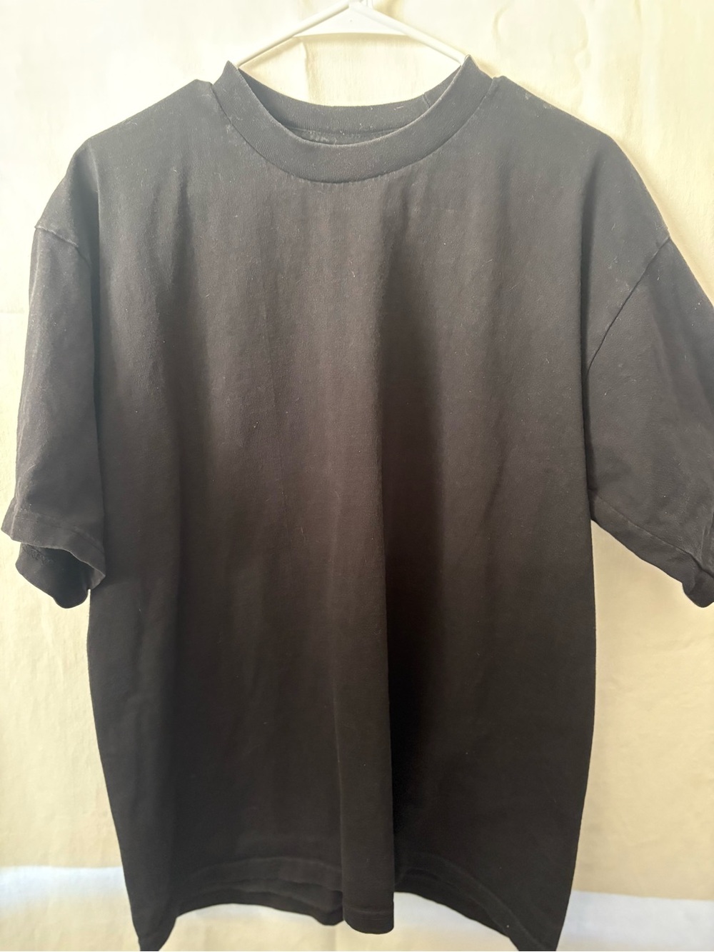 Men's Black Short Sleeve Crew Neck T-Shirt